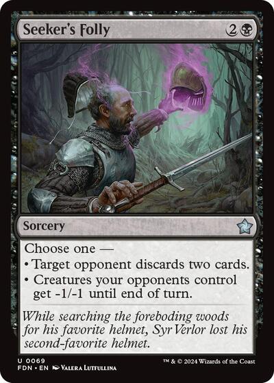 Seeker's Folly (Foundations) Near Mint