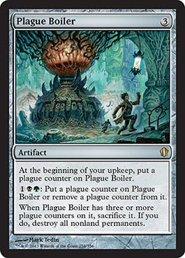 Plague Boiler (Commander 2013 Edition) Near Mint - Nick Nack's Full Frontal Attack