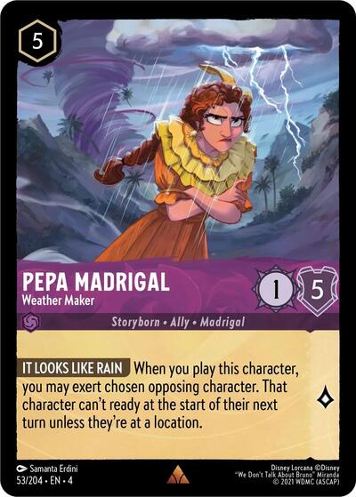 Pepa Madrigal - Weather Maker (Ursula's Return) Near Mint - Nick Nack's Full Frontal Attack