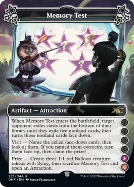 Memory Test (5-6) (Unfinity) Near Mint Foil