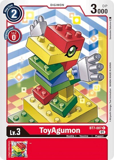 ToyAgumon (The Next Adventure) Near Mint - Nick Nack's Full Frontal Attack