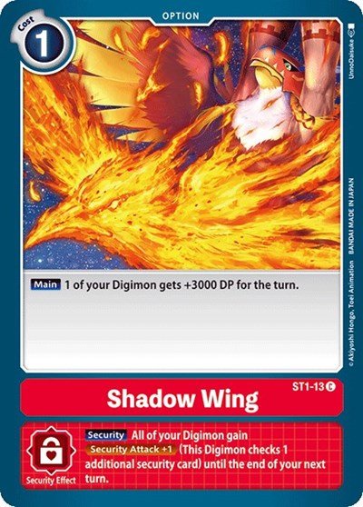 Shadow Wing (Starter Deck 01: Gaia Red) Near Mint - Nick Nack's Full Frontal Attack