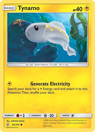 Tynamo (64) (SM - Unified Minds) Near Mint - Nick Nack's Full Frontal Attack