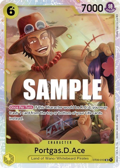 Portgas.D.Ace (Starter Deck 9: Yamato) Near Mint Foil - Nick Nack's Full Frontal Attack