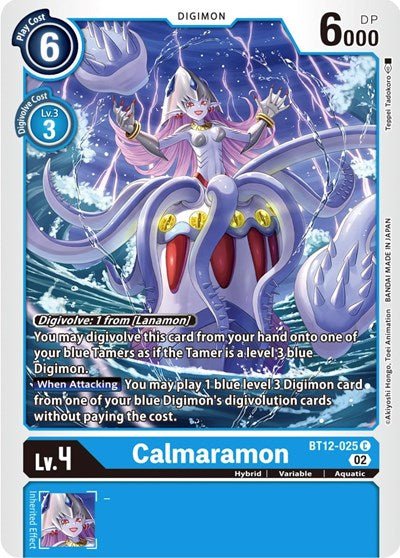 Calmaramon (Across Time) Near Mint - Nick Nack's Full Frontal Attack