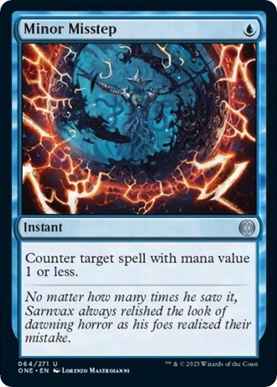 Minor Misstep (Phyrexia: All Will Be One) Near Mint - Nick Nack's Full Frontal Attack
