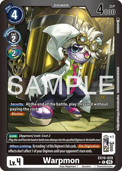 Warpmon (Limited Foil) (Sinister Order) Near Mint Foil - Nick Nack's Full Frontal Attack