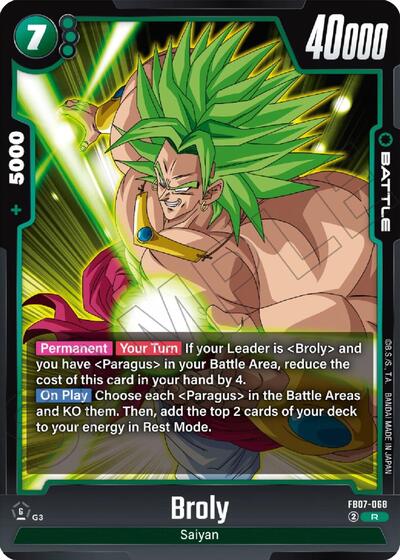 Broly (Wish For Shenron) Near Mint Holofoil - Nick Nack's Full Frontal Attack