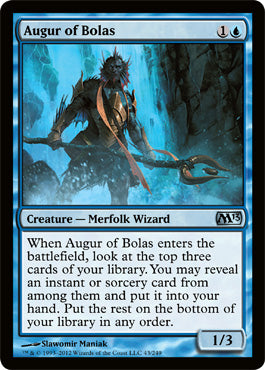 Augur of Bolas (Magic 2013 Core Set) Light Play