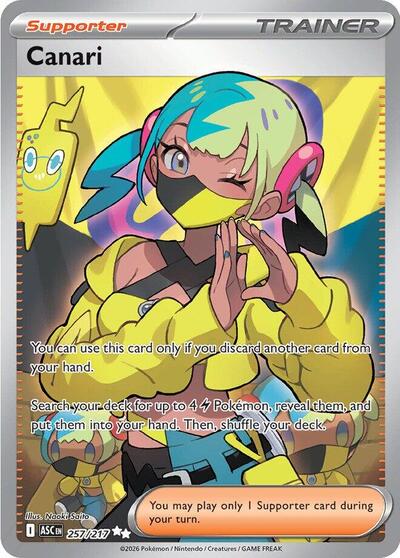 Canari - 257 (ME: Ascended Heroes) Near Mint Holofoil