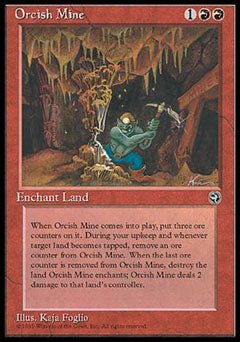 Orcish Mine (Homelands) Light Play - Nick Nack's Full Frontal Attack