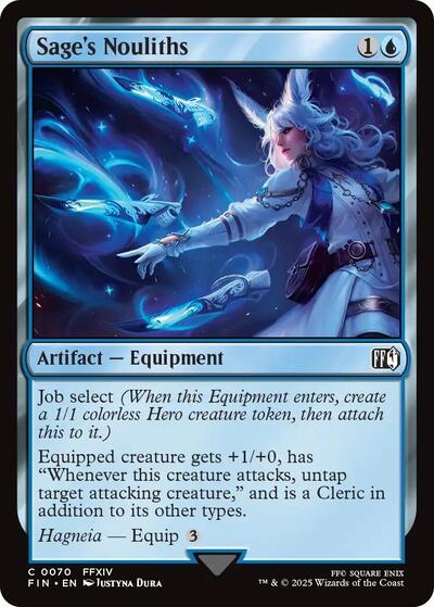 Sage's Nouliths (Universes Beyond: FINAL FANTASY) Near Mint Foil - Nick Nack's Full Frontal Attack