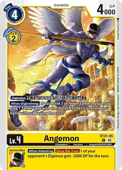 Angemon (Starter Deck 21: Hero of Hope) Near Mint - Nick Nack's Full Frontal Attack