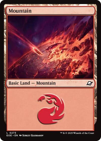 Mountain (0273) (Edge of Eternities) Near Mint Foil - Nick Nack's Full Frontal Attack