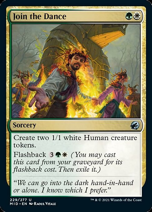 Join the Dance (Innistrad: Midnight Hunt) Near Mint - Nick Nack's Full Frontal Attack