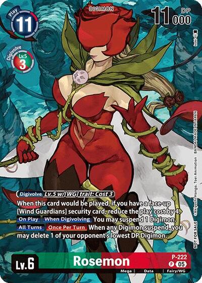 Rosemon (Time Stranger Box Topper) (Digimon Promotion Cards) Near Mint Foil - Nick Nack's Full Frontal Attack