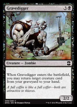 Gravedigger (Eternal Masters) Near Mint - Nick Nack's Full Frontal Attack