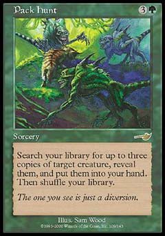 Pack Hunt (Nemesis) Near Mint - Nick Nack's Full Frontal Attack