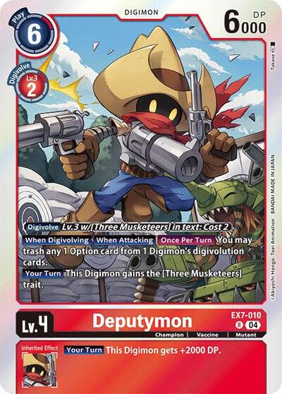 Deputymon (Digimon LIBERATOR) Near Mint Foil - Nick Nack's Full Frontal Attack