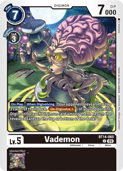 Vademon (Blast Ace) Near Mint - Nick Nack's Full Frontal Attack