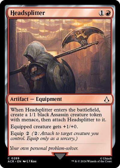 Headsplitter (Universes Beyond: Assassin's Creed) Near Mint - Nick Nack's Full Frontal Attack