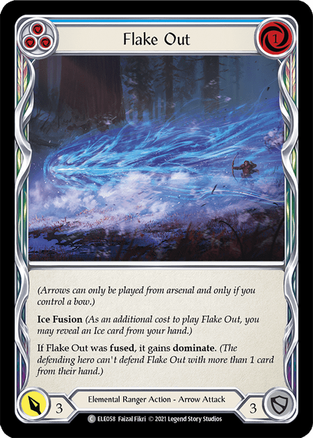 Flake Out (Blue) (Tales of Aria) Near Mint Unlimited - Nick Nack's Full Frontal Attack