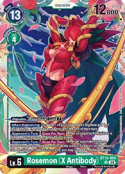 Rosemon (X Antibody) (Exceed Apocalypse) Near Mint Foil - Nick Nack's Full Frontal Attack