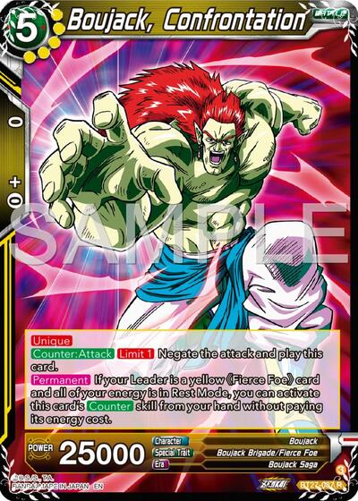 Boujack, Confrontation (History of Z) Near Mint