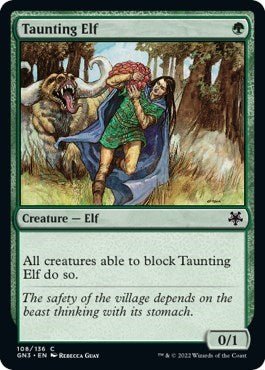 Taunting Elf (Magic Game Night: Free - For - All) Near Mint - Nick Nack's Full Frontal Attack