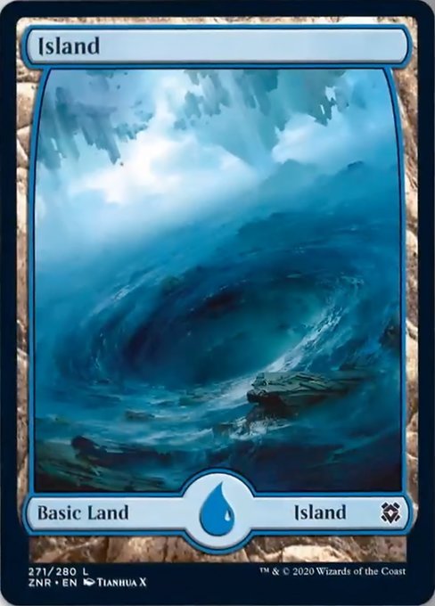 Island (271) (Zendikar Rising) Near Mint - Nick Nack's Full Frontal Attack