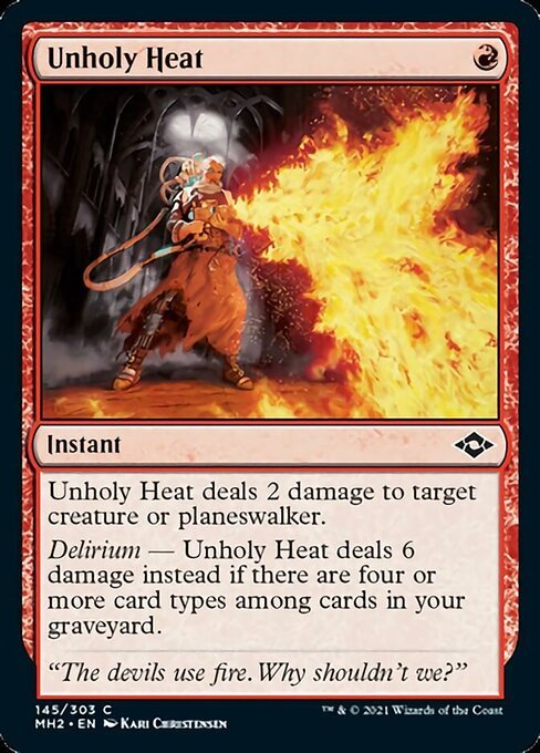 Unholy Heat (Modern Horizons 2) Near Mint - Nick Nack's Full Frontal Attack