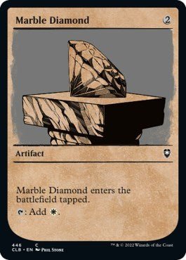 Marble Diamond (Showcase) (Commander Legends: Battle for Baldur's Gate) Near Mint Foil - Nick Nack's Full Frontal Attack
