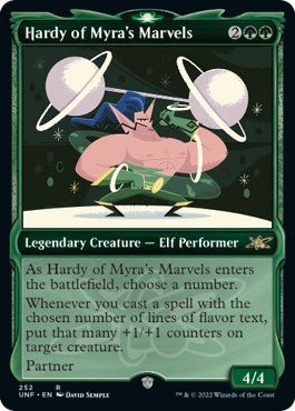 Hardy of Myra's Marvels (Showcase) (Unfinity) Near Mint - Nick Nack's Full Frontal Attack