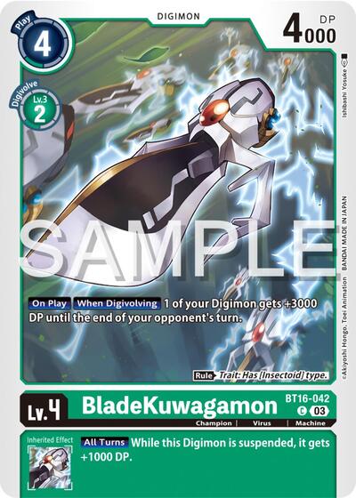 BladeKuwagamon (Beginning Observer) Near Mint