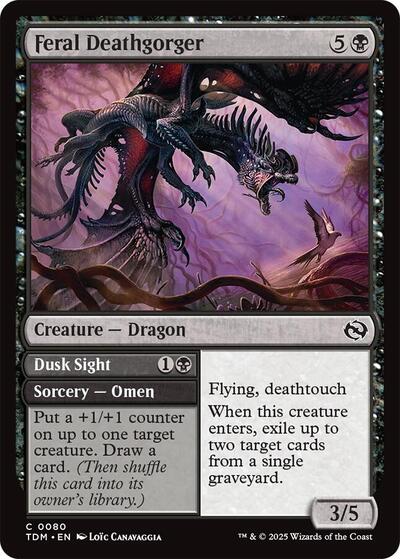 Feral Deathgorger (Tarkir: Dragonstorm) Near Mint