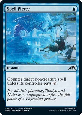 Spell Pierce (Kamigawa: Neon Dynasty) Near Mint - Nick Nack's Full Frontal Attack