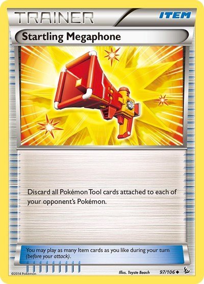 Startling Megaphone (XY - Flashfire) Medium Play - Nick Nack's Full Frontal Attack