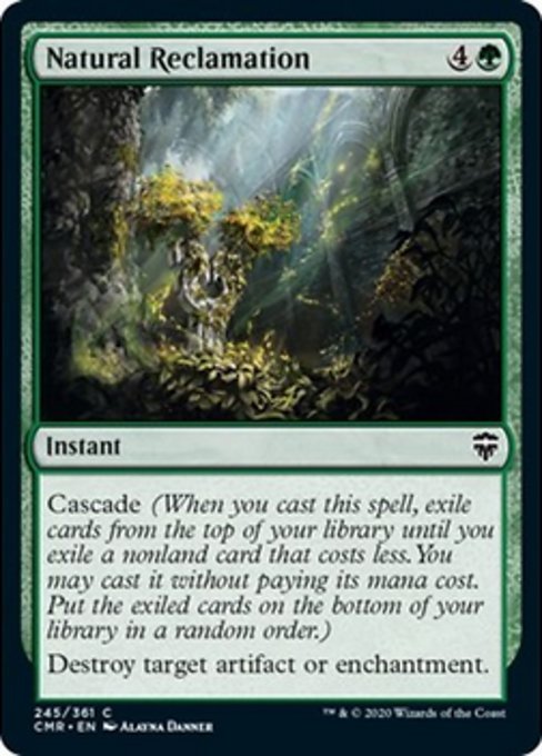 Natural Reclamation (Commander Legends) Near Mint - Nick Nack's Full Frontal Attack