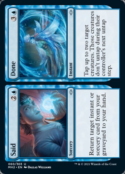 Said // Done (Modern Horizons 2) Near Mint - Nick Nack's Full Frontal Attack