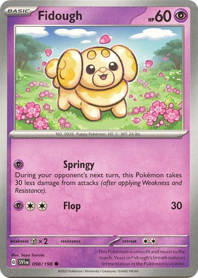 Fidough - 098 (Scarlet and Violet: Base Set) Near Mint - Nick Nack's Full Frontal Attack