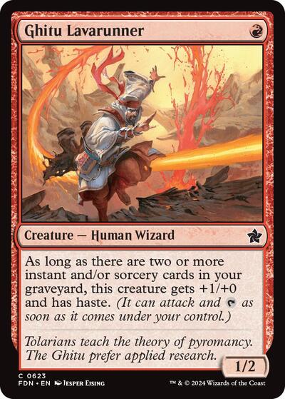 Ghitu Lavarunner (Foundations) Near Mint
