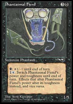 Phantasmal Fiend (Close-up) (Alliances) Light Play - Nick Nack's Full Frontal Attack
