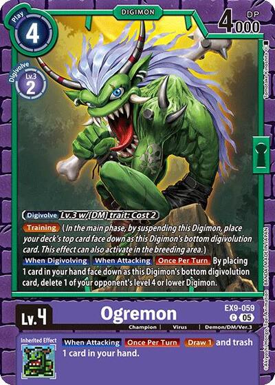 Ogremon (Versus Monsters) Near Mint - Nick Nack's Full Frontal Attack