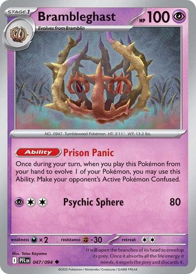 Brambleghast (ME02: Phantasmal Flames) Near Mint Reverse Holofoil - Nick Nack's Full Frontal Attack