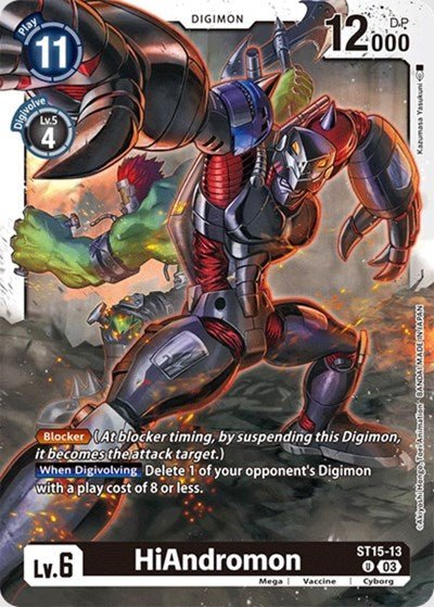 HiAndromon (Starter Deck 15: Dragon of Courage) Near Mint - Nick Nack's Full Frontal Attack