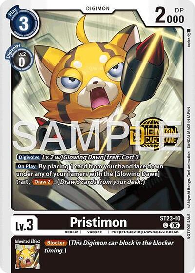 Pristimon (Welcome Tamers Pack Vol.2) (Starter Deck 23: Beatbreak Release Event Cards) Near Mint Foil - Nick Nack's Full Frontal Attack