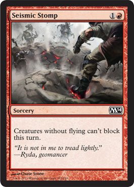 Seismic Stomp (Magic 2014 Core Set) Near Mint - Nick Nack's Full Frontal Attack