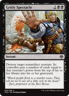 Grisly Spectacle (Iconic Masters) Near Mint - Nick Nack's Full Frontal Attack