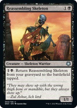Reassembling Skeleton (Magic Game Night: Free - For - All) Near Mint - Nick Nack's Full Frontal Attack