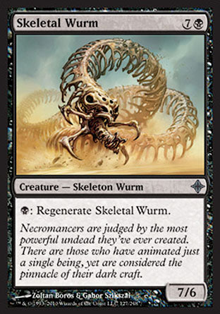 Skeletal Wurm (Rise of the Eldrazi) Light Play